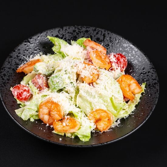 Цезарь-боул с креветками