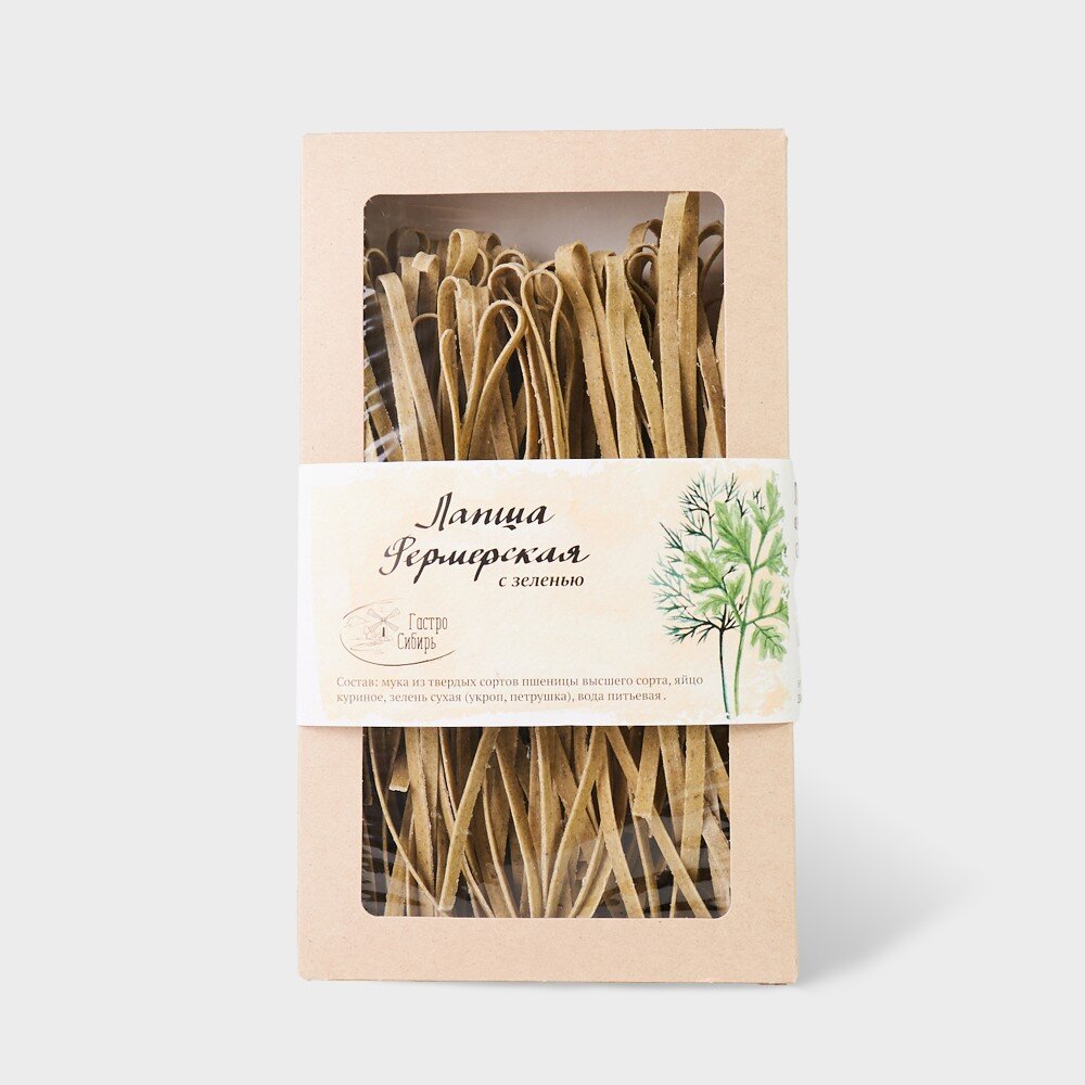Лапша фермерская с зеленью
