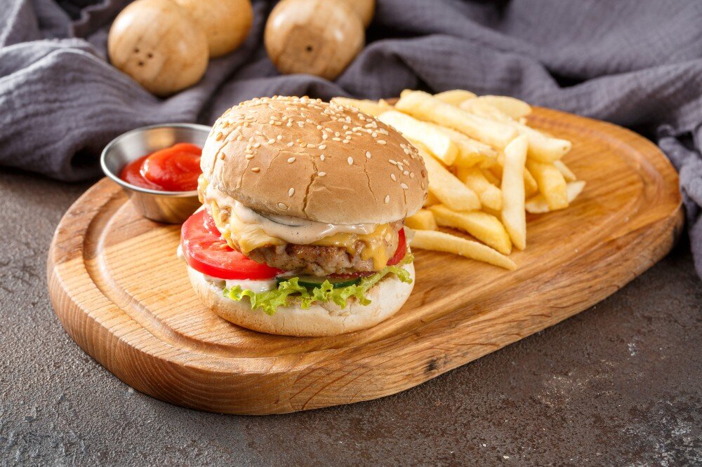 Бургер куриный мини