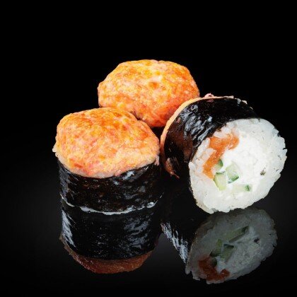 Запечённый с лососем