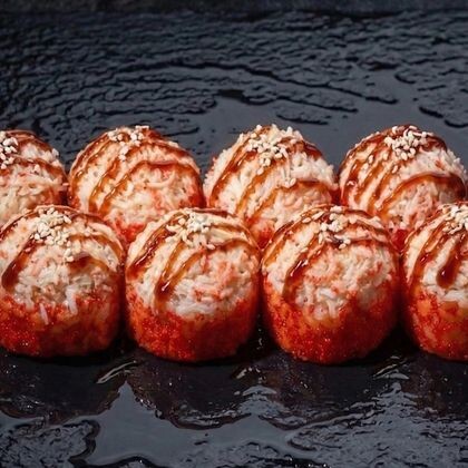 Запеченный горячий краб