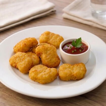 Наггетсы 6 шт+кетчуп