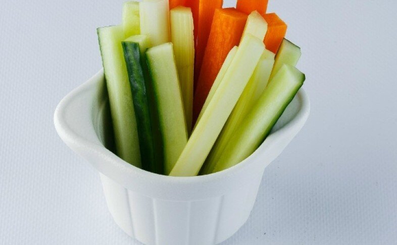 Морковка и огурчик