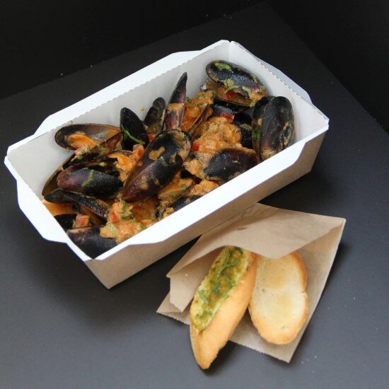 Мидии в соусе том ям