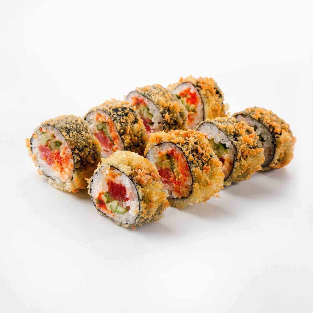 Жареный ролл спайси тунец