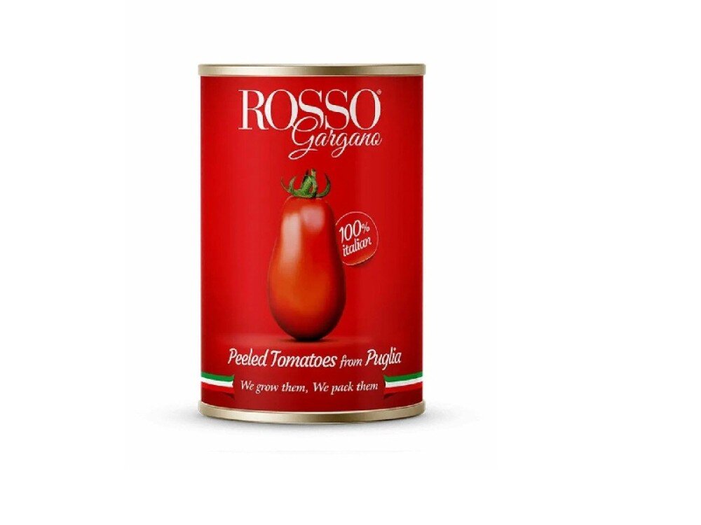 Томаты Rosso Gargano "Pelati" очищенные целые в собственном соку, 400 г