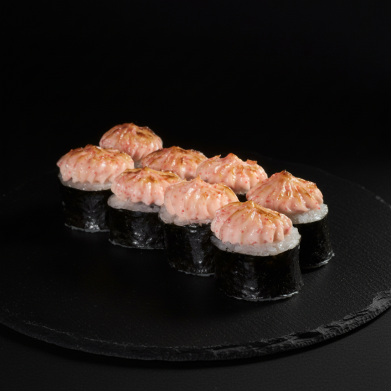 Запеченный ролл с хрустящей креветкой