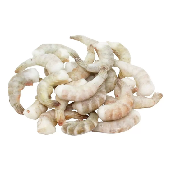 Креветка Королевская Ваннамей очищенная, с хвостом 26/30 с/м упаковка 1кг