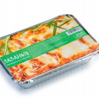 Лазанья пармеджана с лососем 1/460