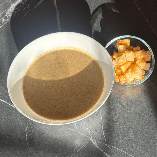 Крем-суп грибной