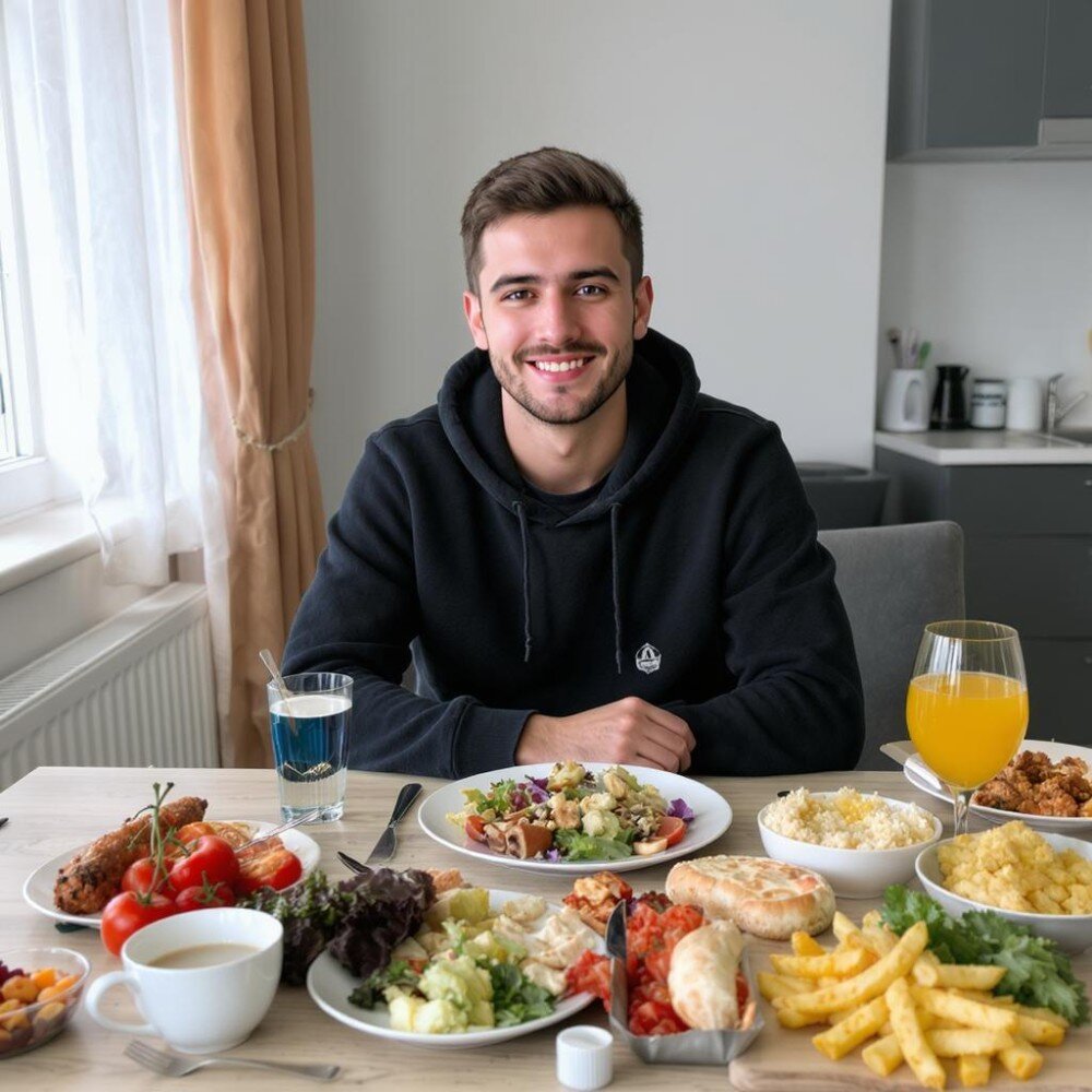 Доставка вкусной  еды на неделю для одного 