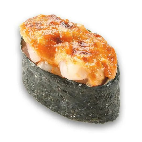 Запеченный гункан с креветкой