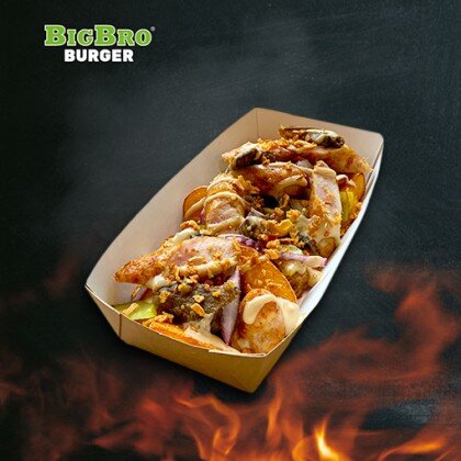 Фри боут с грибами и колбасками