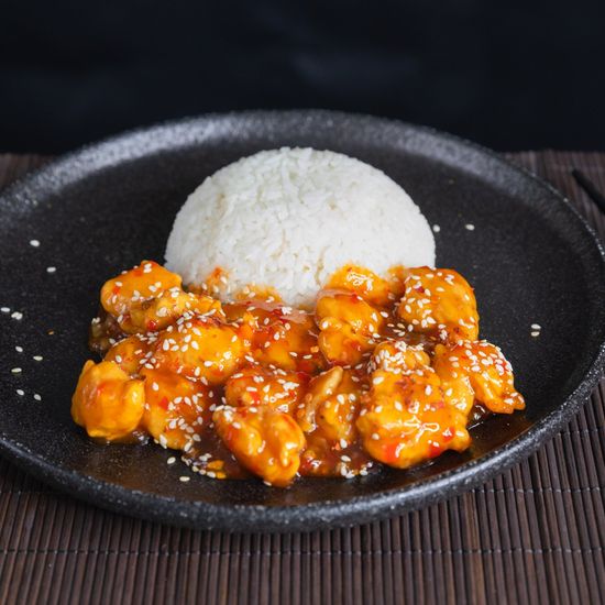 Цыпленок в сладком чили 🌶️