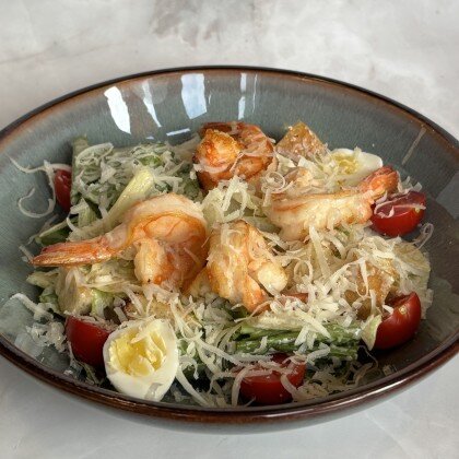 Цезарь с креветками