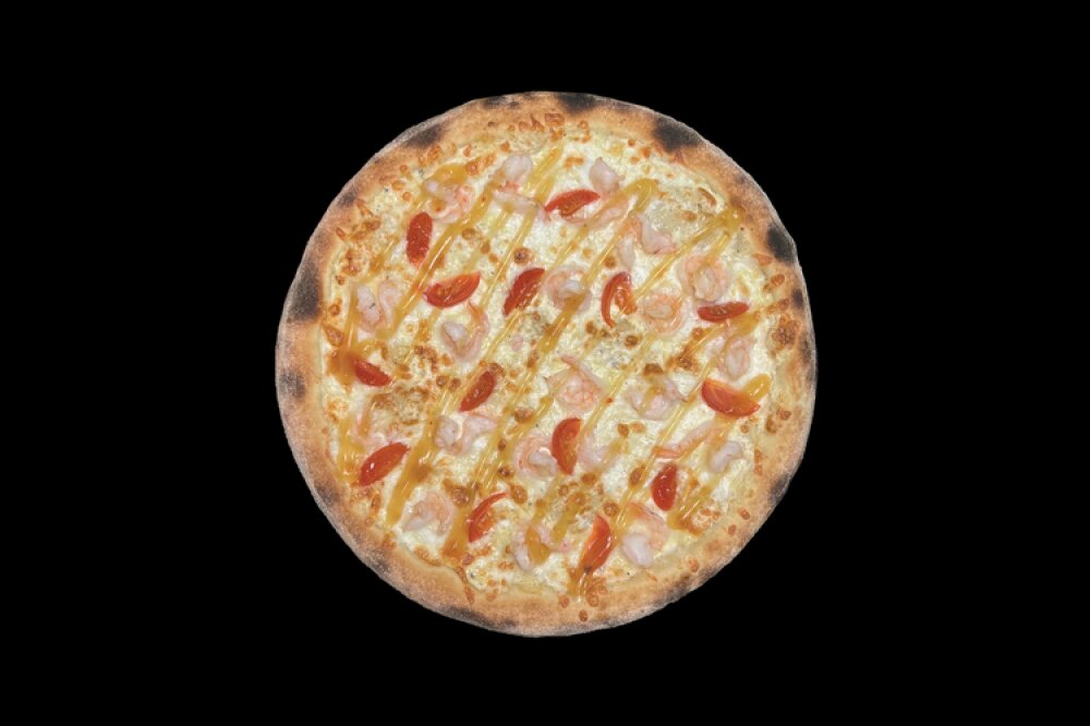 Пицца «Креветки по-азиатски»