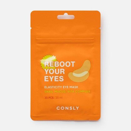 Маска-патчи для области вокруг глаз с муцином улитки Eyes Reboot Snail Mucus & Vita Complex Elasticity Eye Mask