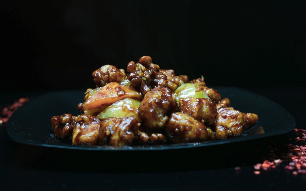 Курица с грецким орехом