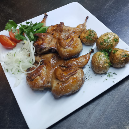 Перепелки с картофелем Беби