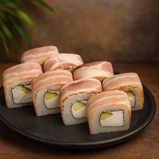 Ролл «Сливочный бекон»