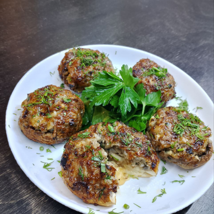 Фаршированные шампиньоны