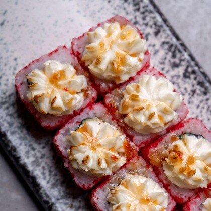 Запеченный с креветкой  R .