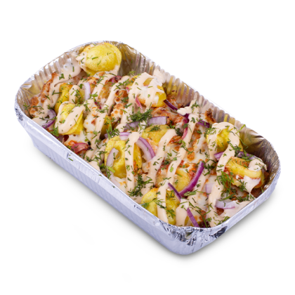 Паста "Пельмешки по-царски" из печи