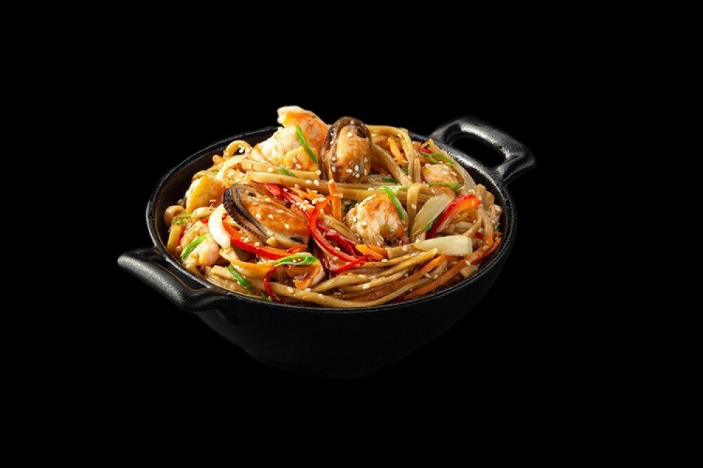 Удон с Морепродуктами