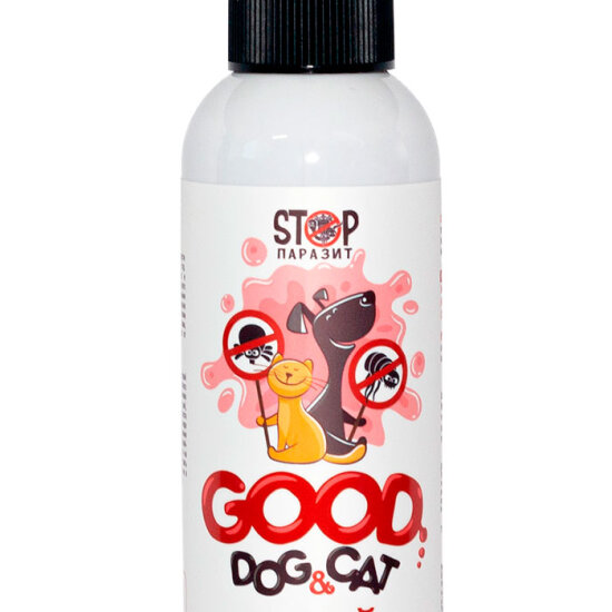 Good Cat&Dog спрей для кошек и собак «STOPПаразит» для обработки места обитания, 150 мл