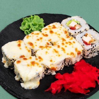 Запечённый ролл Цезарь