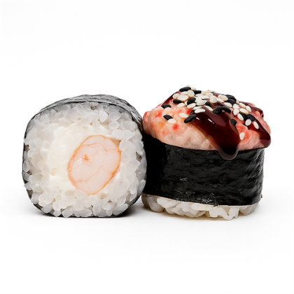 Запеченный острый с креветкой