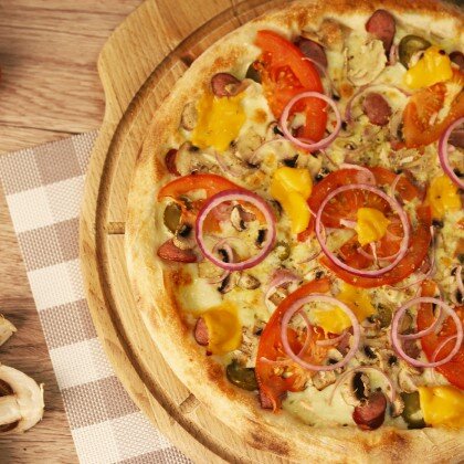 Пицца "Охотничья" 25см/370 г