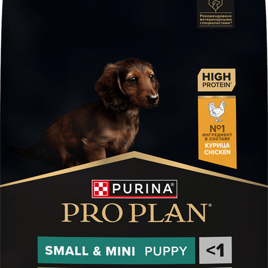 PRO PLAN сухой корм для щенков мелких и карликовых пород, курица, 3 кг