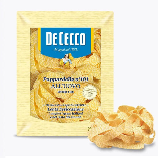 Паста De Cecco №101 Паппарделле с добавлением яйца
