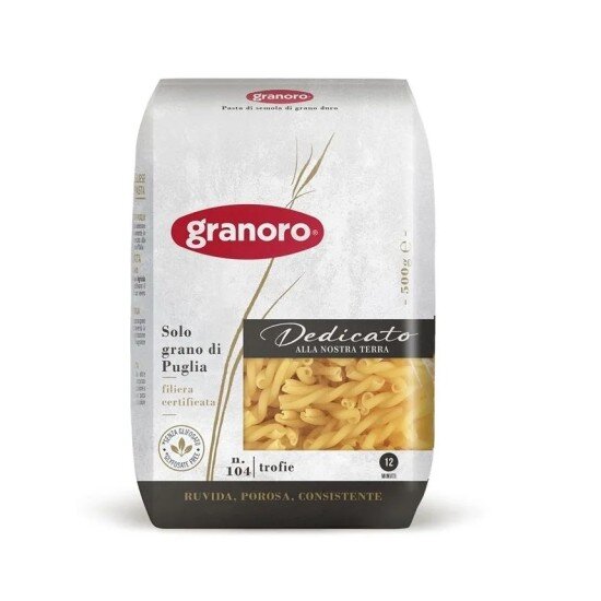 Паста GranOro Dedicato №104 Трофи, Италия, 500 г