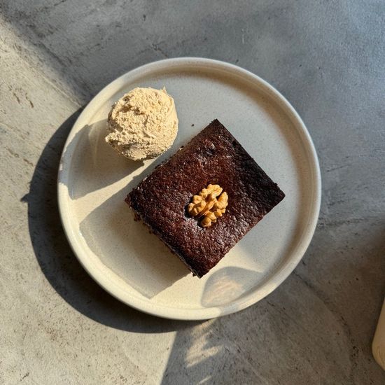 Брауни с мороженым