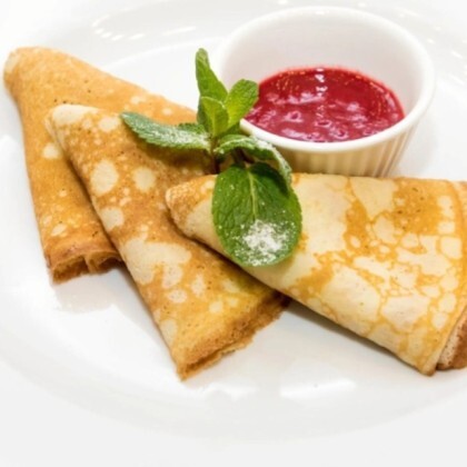 Блинчики с вареньем