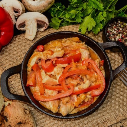 Курочка в сливочном соусе