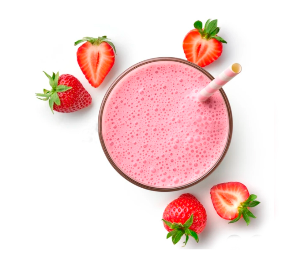 Молочный коктейль КЛУБНИКА