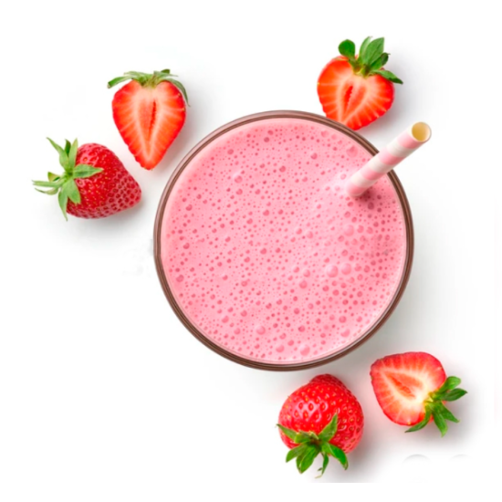 Молочный коктейль КЛУБНИКА