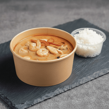 Том Ям с креветками