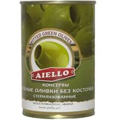 Греч/оливки  300гр ж/б с кост. Aiello