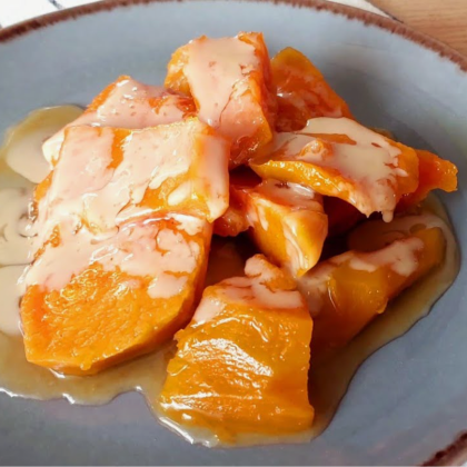 Яблоко в карамели