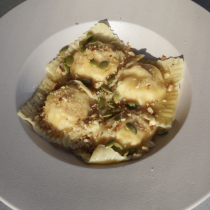 Равиоли с тыквой и рикоттой  порция