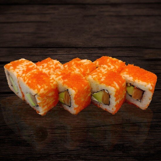 Ролл «Калифорния с лососем »