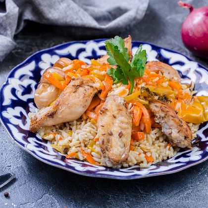 Плов «По-самаркандски» с курицей