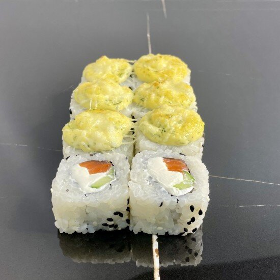 Запеченный с лососем