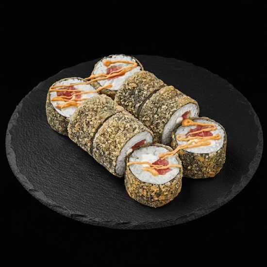Жаренный мини ролл с тунцом