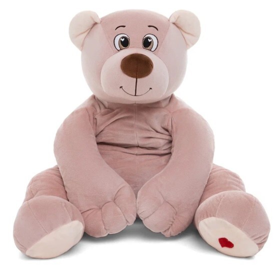 Медведь Лари пудровый 70 см