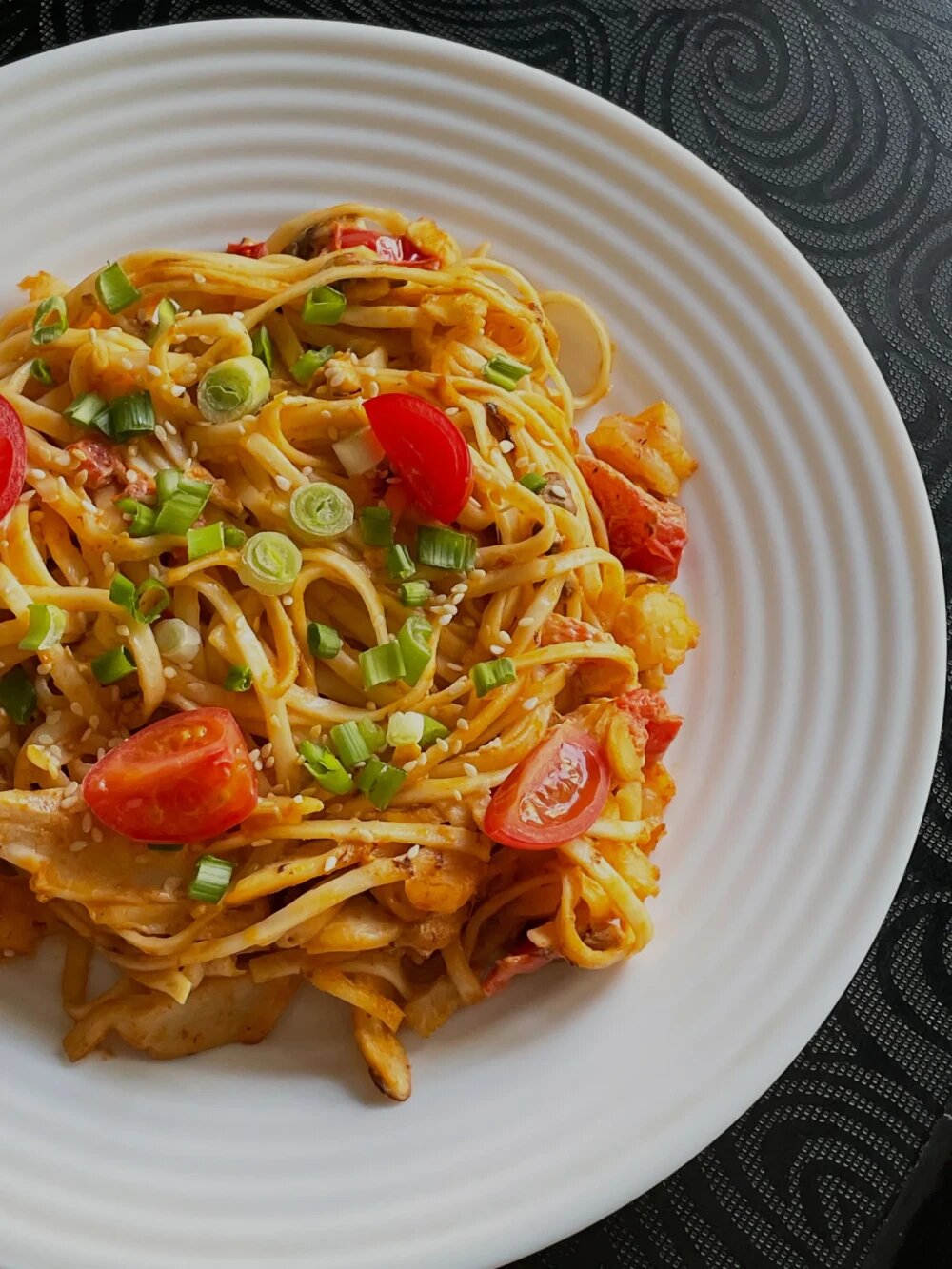 Удон с овощами